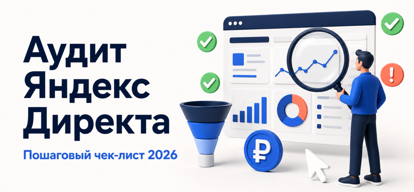 Аудит Яндекс Директа в 2026 году — пошаговый чек-лист